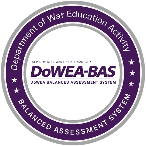Department of War Education Activies Balanced Assessment System Badge