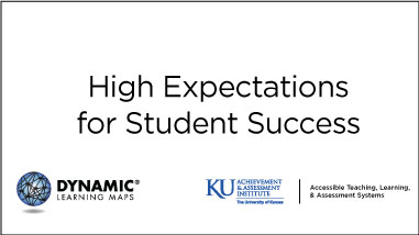 video about high expectations for student success